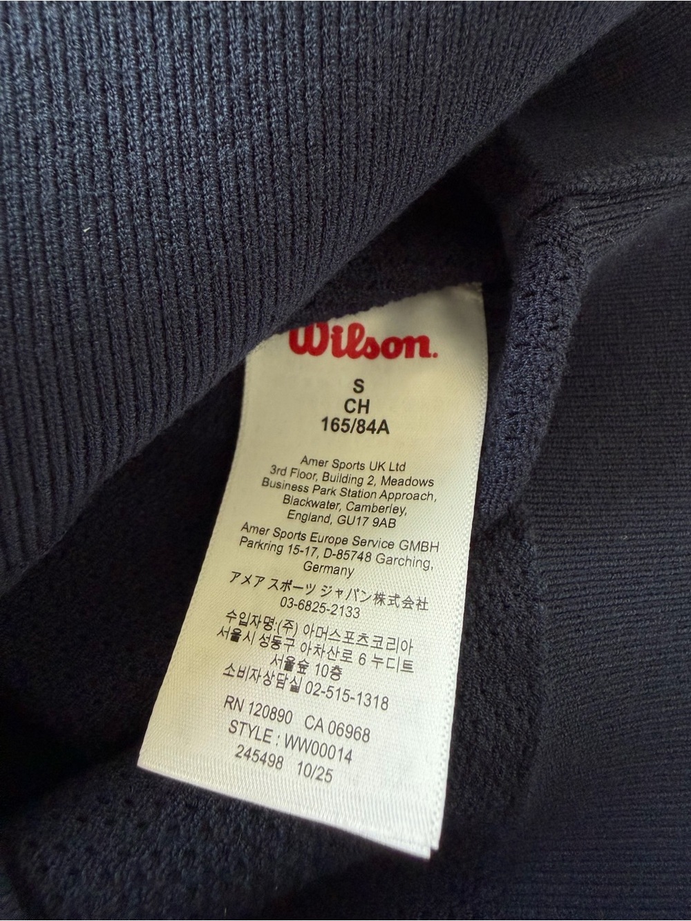 Wilson Essex Mesh Stitch Polo Sweater size S - Picture 7 of 8